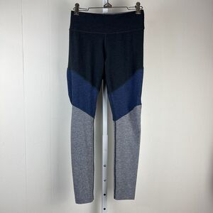 Outdoor Voices Leggings Blue‎ Color Block 26" Inseam Womens Small